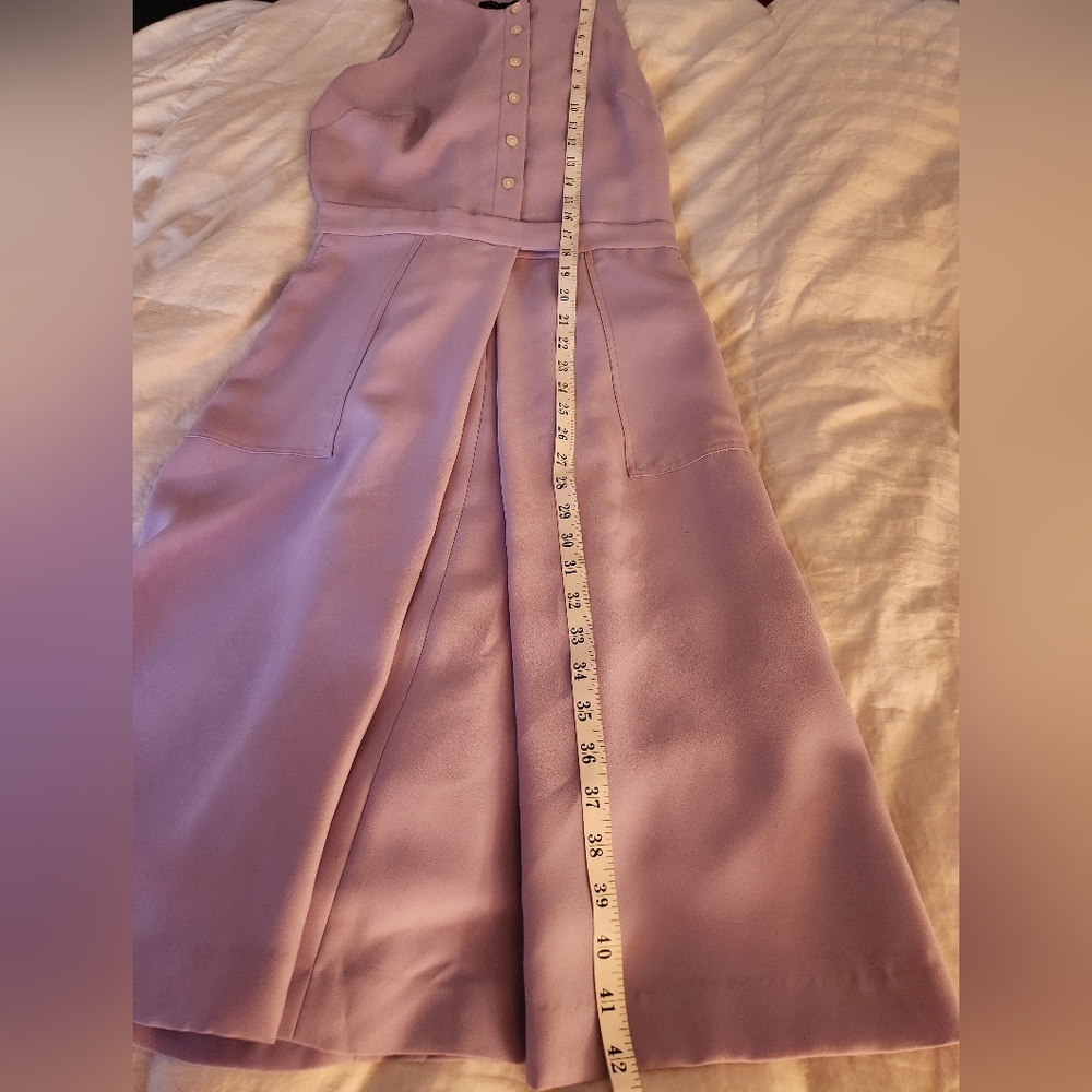 Banana Republic midi sleeveless dress lavender size 2 nwot - Picture 10 of 15